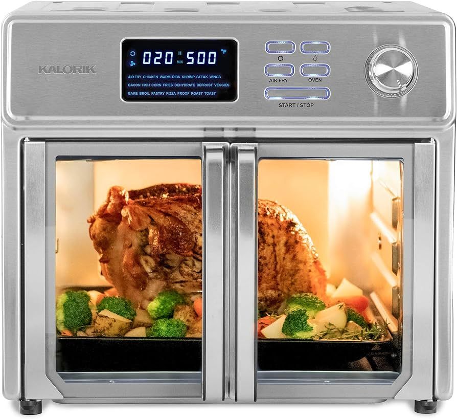 Kalorik® MAXX® Digital Air Fryer Oven, 26 Quart, 10-in-1 Countertop Toaster Oven & Air Fryer Co... | Amazon (US)