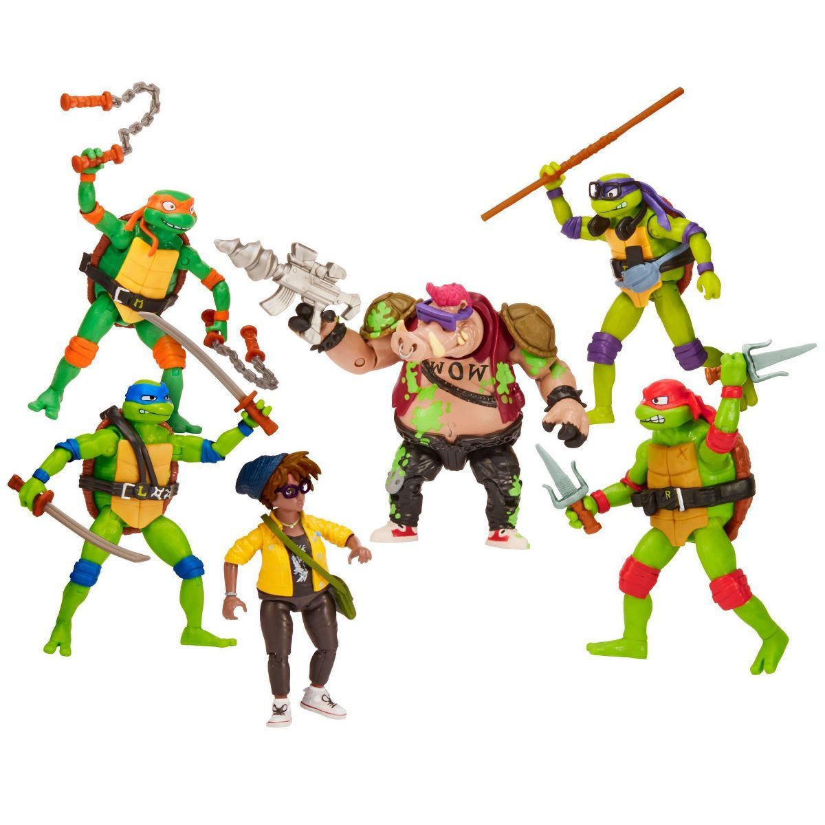 Teenage Mutant Ninja Turtles: Mutant Mayhem Ooze Cruisin' Action Figure Set - 6pk | Target