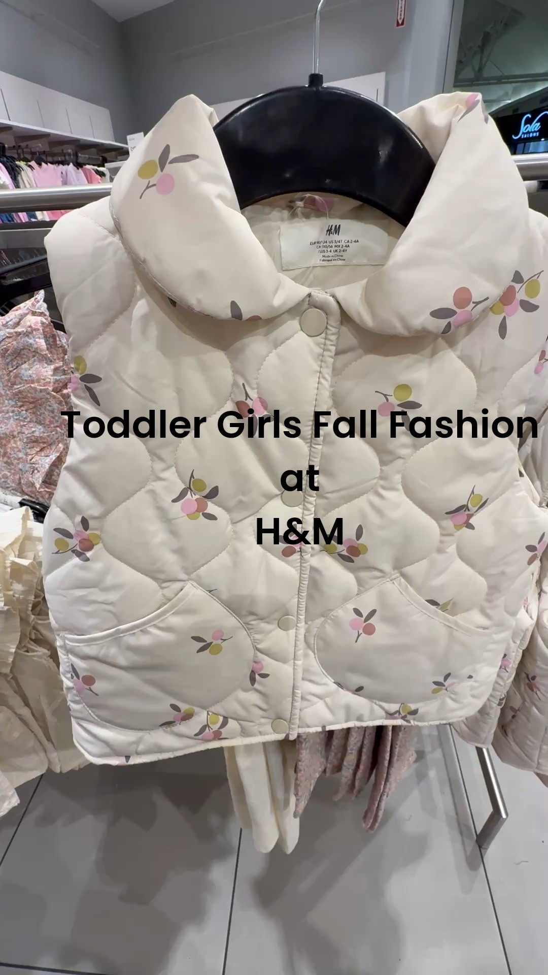 Cute girls fall fashion at H&M, they had so many cute toddler vest for fall & winter 

#LTKFindsUnder50 #LTKFamily #LTKKids