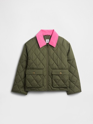 Kids Quilted Barn Jacket | Gap Factory