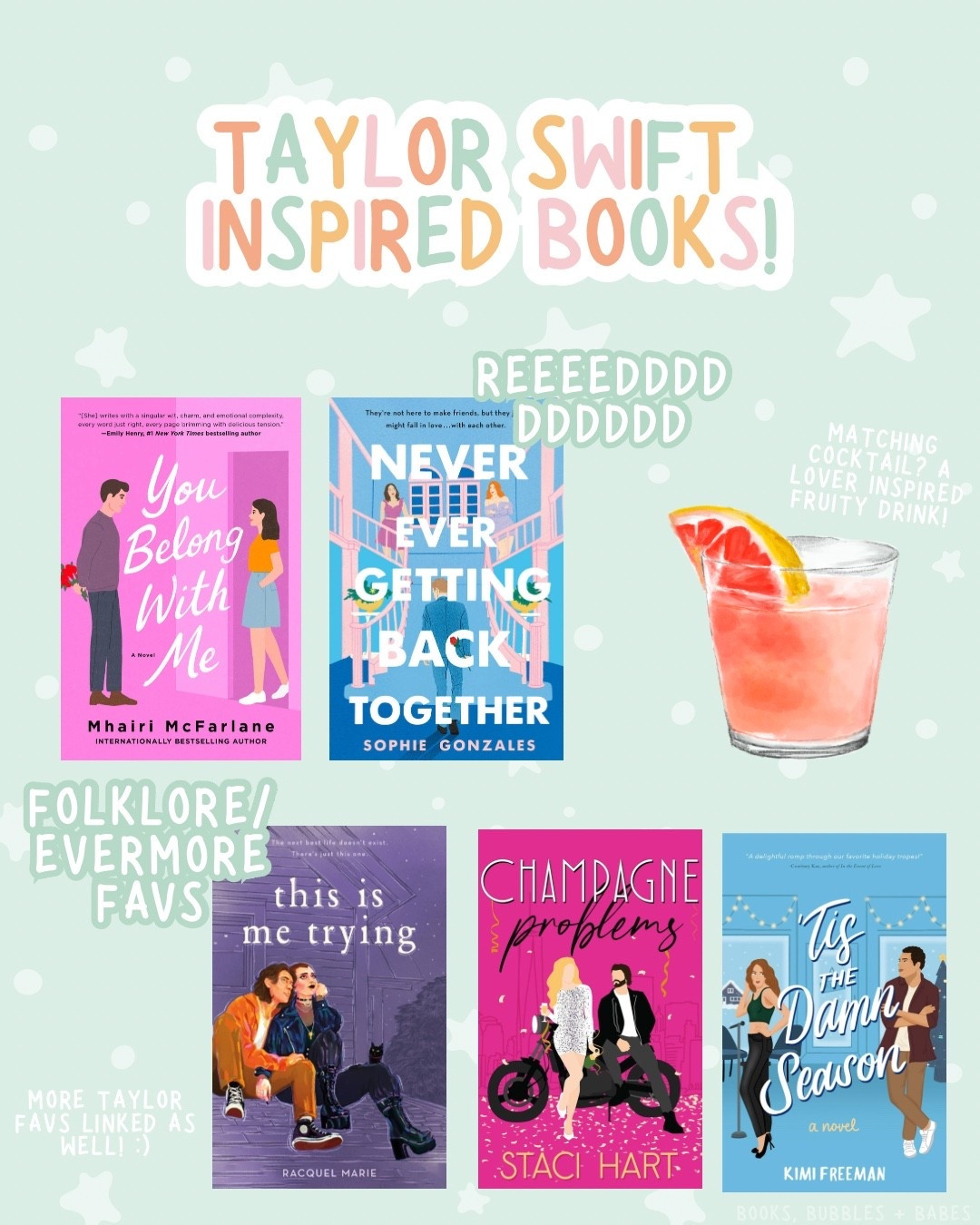 Taylor Swift inspired novels, cookbooks, cocktail recipes and more - these books scream You Belong With Me ✨

#LTKstorytime #LTKfoodie #LTKHoliday