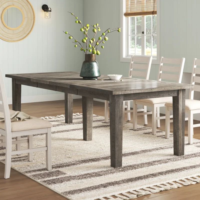 Viviana Extendable Pine Solid Wood Dining Table | Wayfair North America