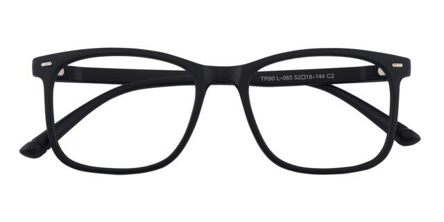 GlassesShop Owensboro Rectangle Black Eyeglasses | GlassesShop.com