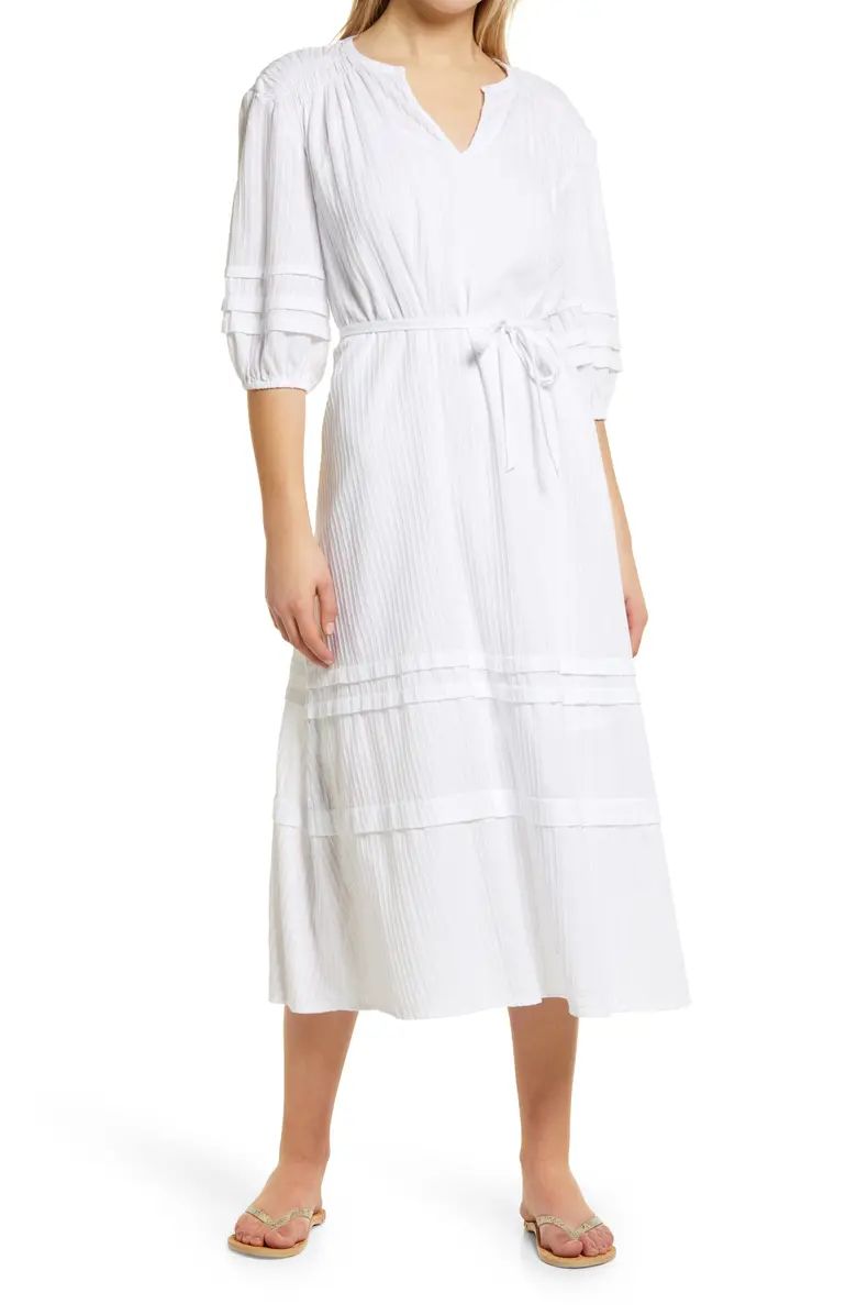 Caslon® Vacation Cotton Midi Dress | Nordstrom | Nordstrom