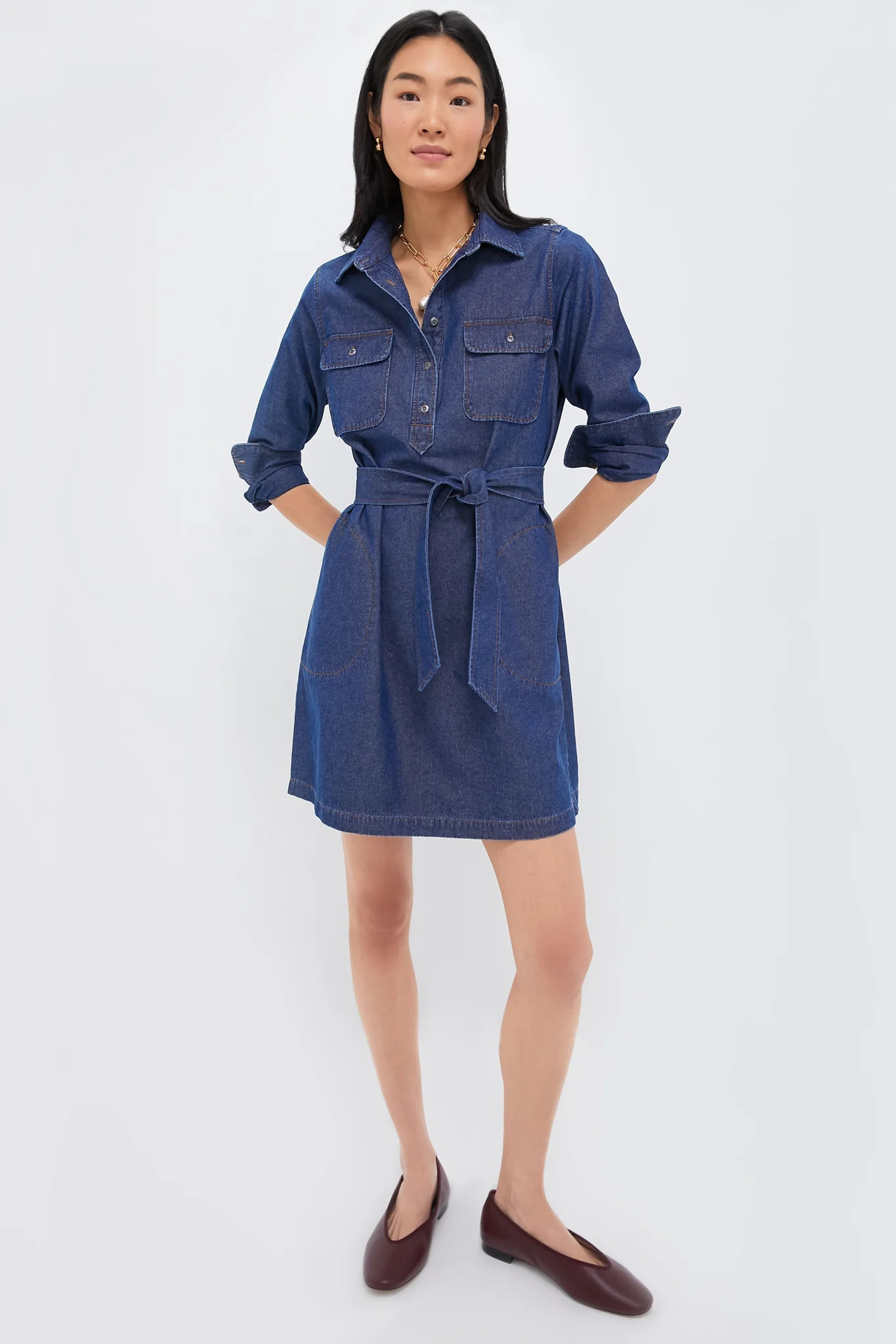 Denim Mary Tyler Dress | Tuckernuck (US)