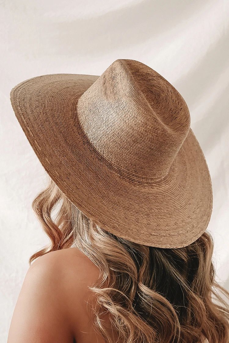 Palma Tan Wide-Brimmed Fedora Hat | Lulus
