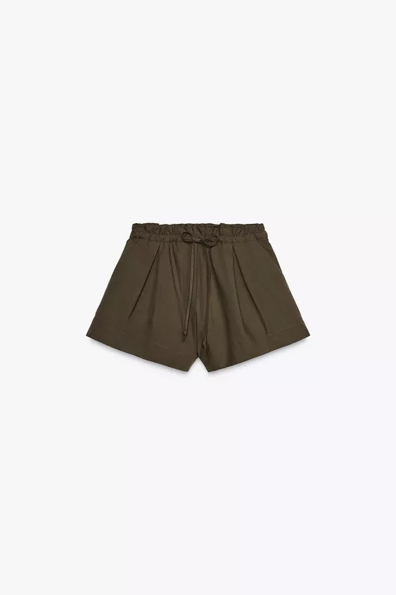 ZW COLLECTION COTTON SHORTS | Zara US