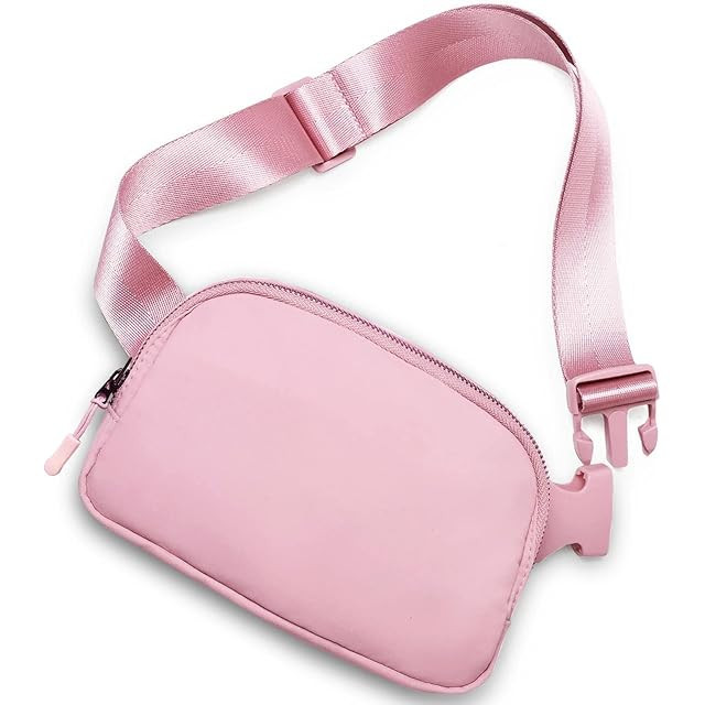 Belt Bag for Women Fanny Pack Dupes, Bomvabe Fashion Crossbody Lulu Waist Pack Lemen Bag with Adj... | Amazon (US)