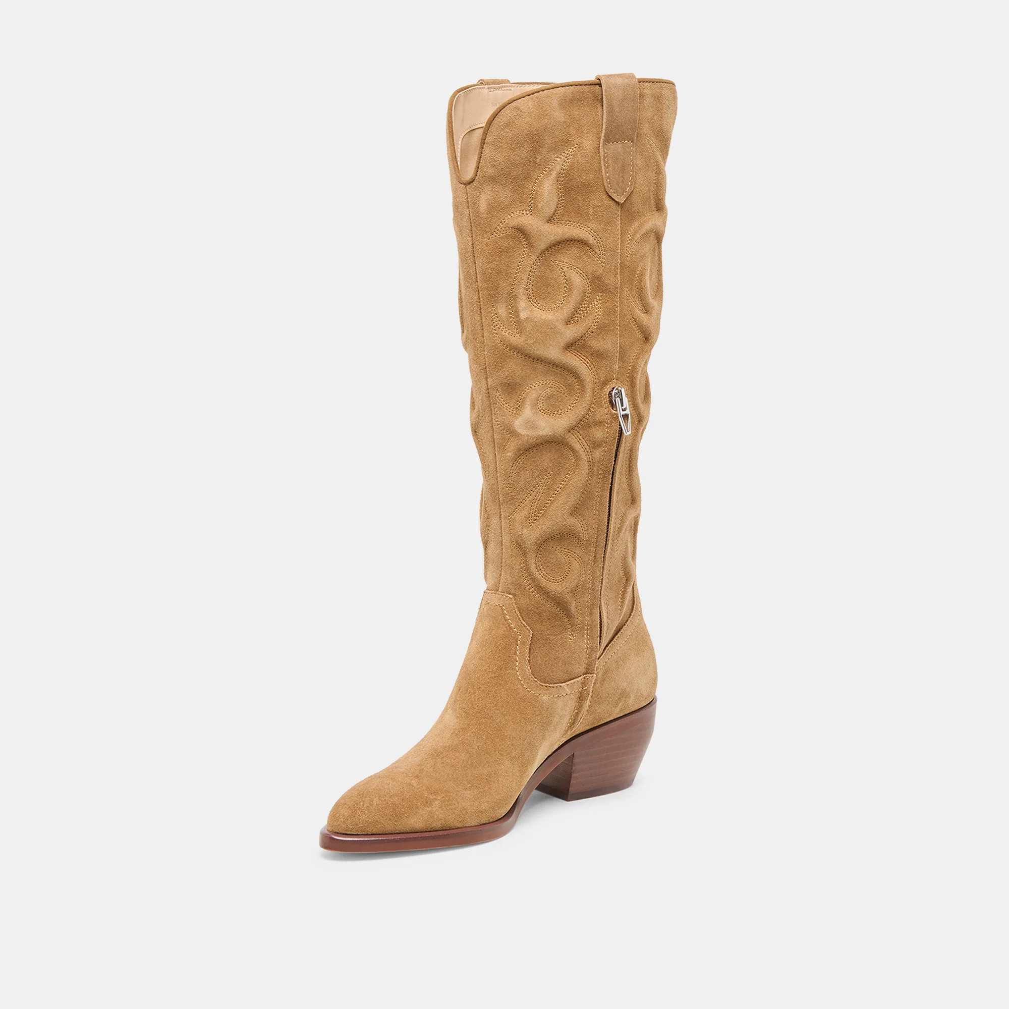 Mirla Lt Brown Suede Boots | Dolce Vita | DolceVita.com