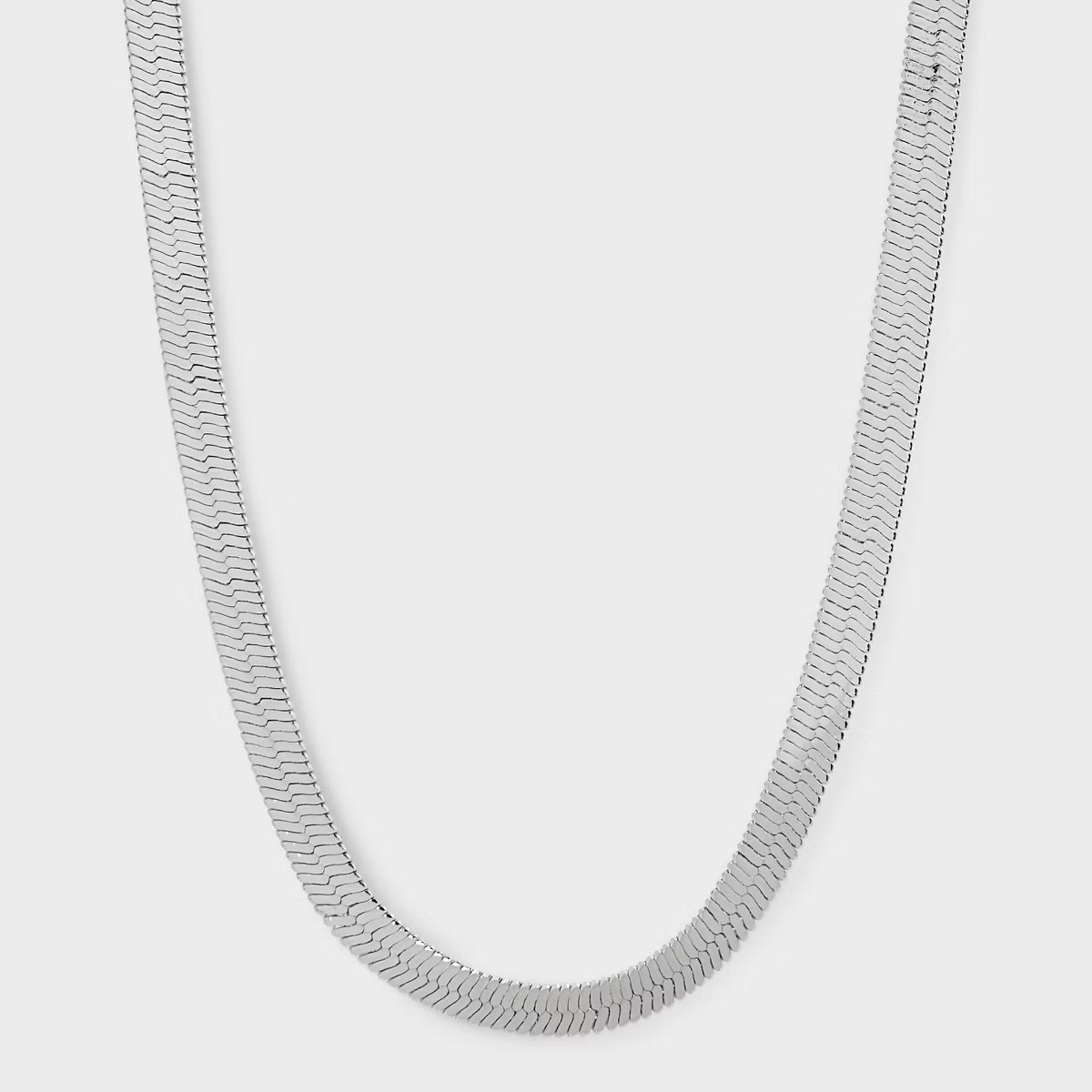 Thick Herringbone Chain Necklace - Universal Thread™ Silver | Target