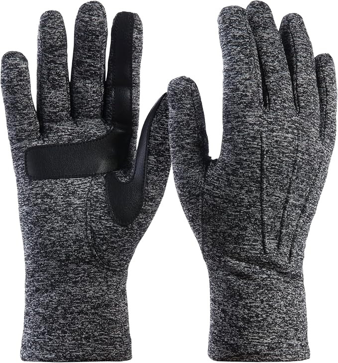 isotoner Women's Spandex Cold Weather Stretch Gloves With Warm Fleece Lining | Amazon (US)