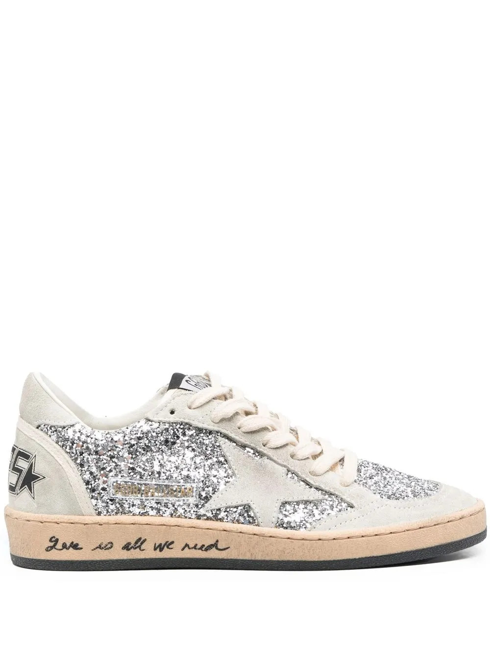 Golden Goose Ball-Star Glitter low-top Sneakers - Farfetch | Farfetch Global