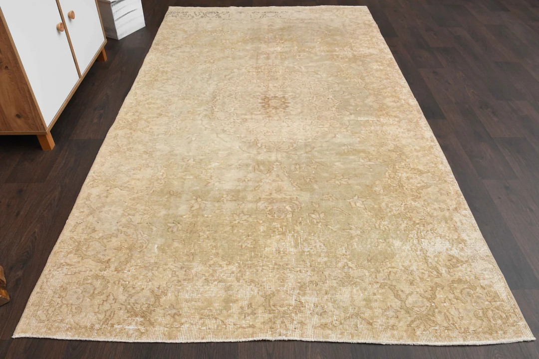 5.1x8.8 Ft Turkish Area Rug, Vintage Area Rug, Oushak Rug, Area Rug, 5x9 Rug, Living Room Rug, La... | Etsy (US)