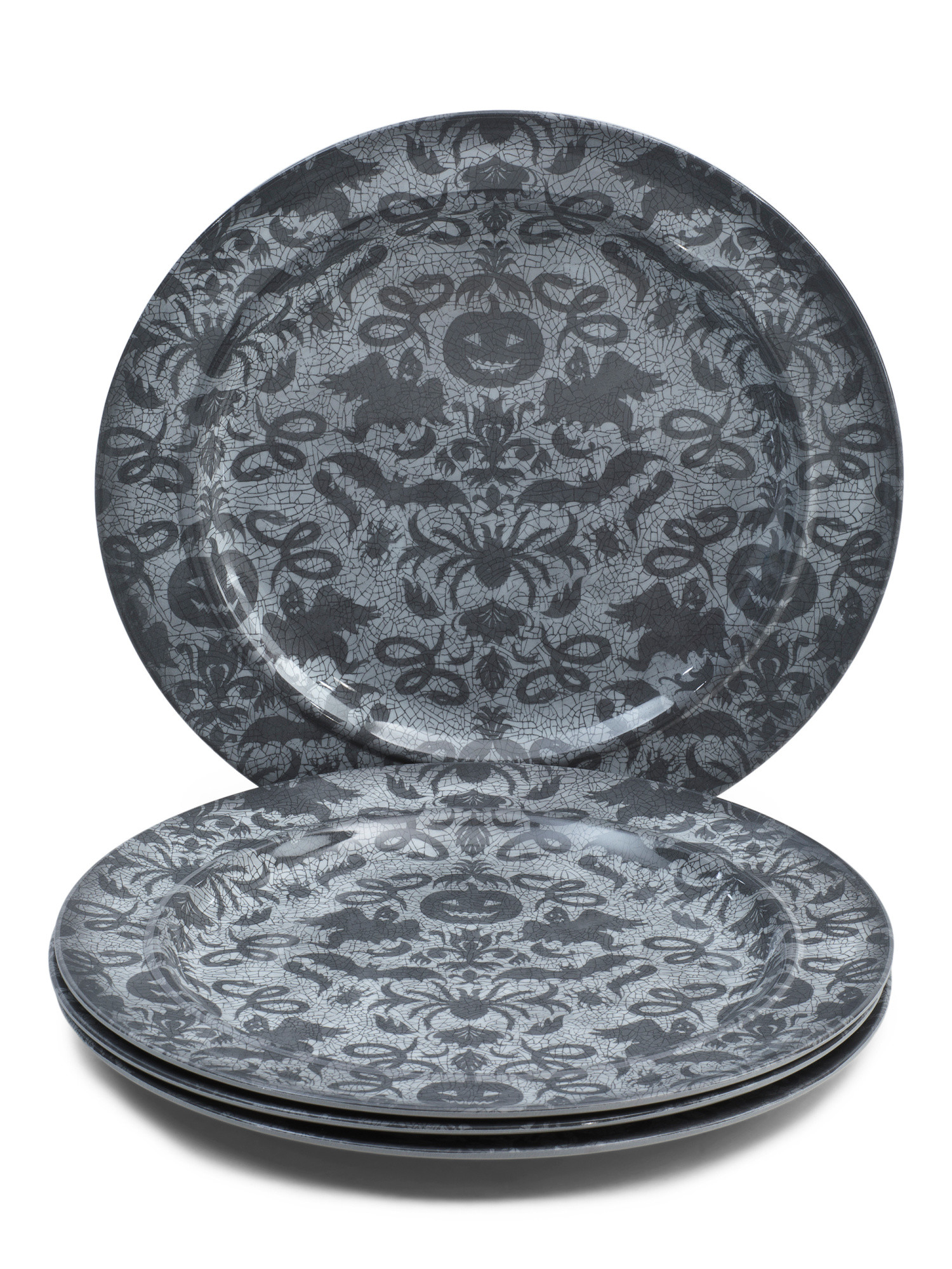 Set Of 4 Melamine Dinner Plates | TJ Maxx