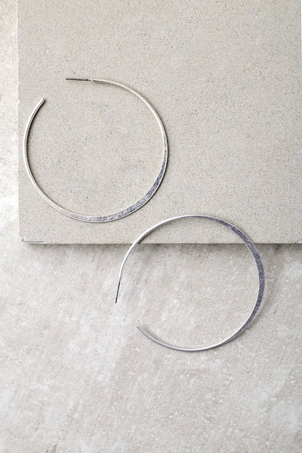 Alter Ego Silver Hoop Earrings | Lulus