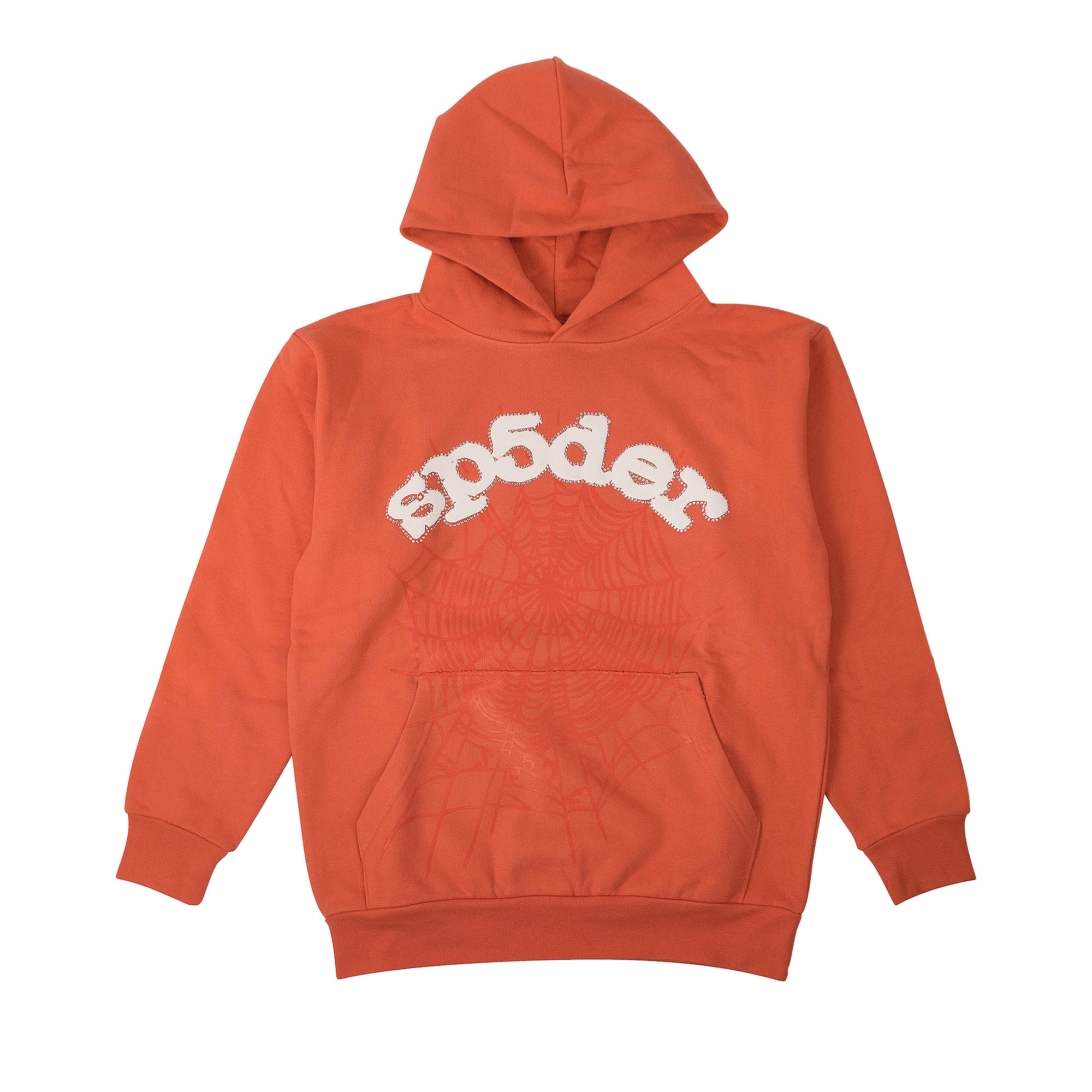 Sp5der Logo Hoodie Sweatshirt 'Orange' | GOAT