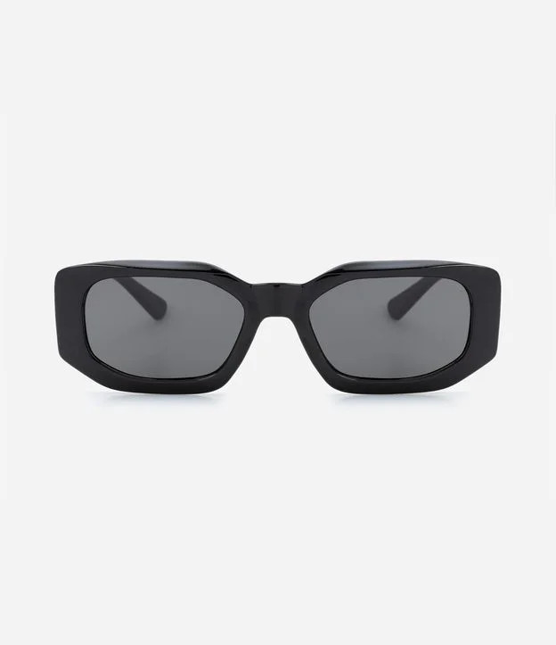 Óculos de Sol Quadrado com Hastes Largas Preto - Lojas Renner | Renner (BR)