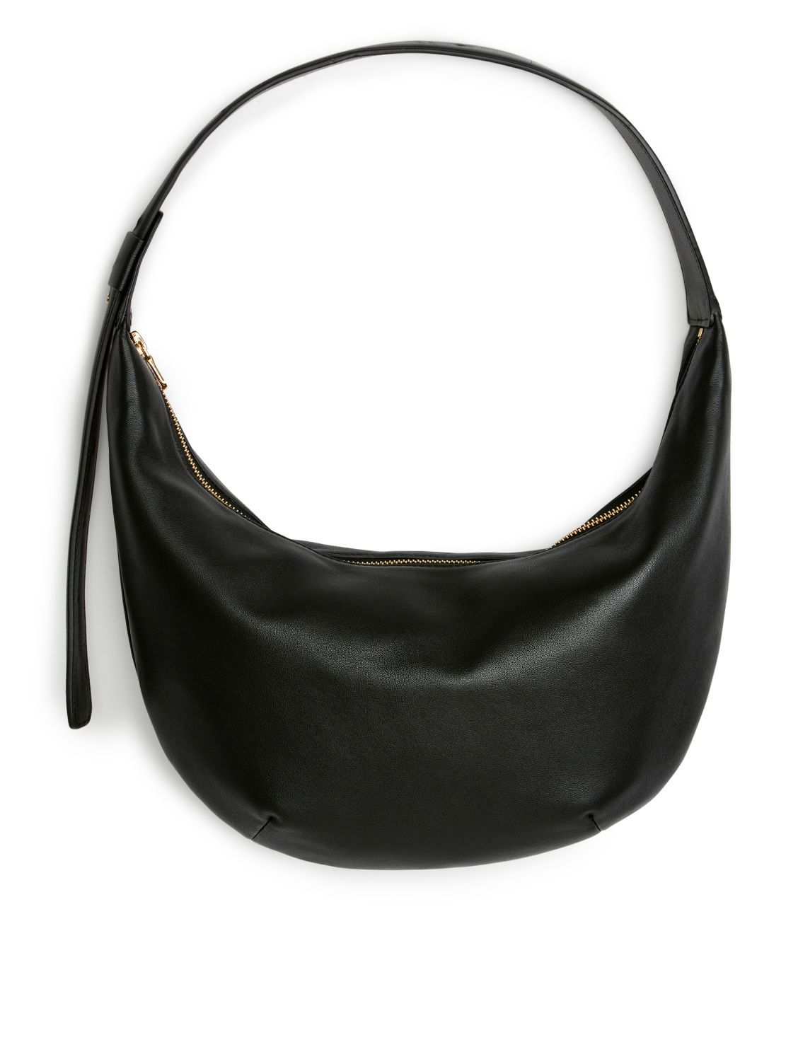 Curved Leather Bag | ARKET (US&UK)