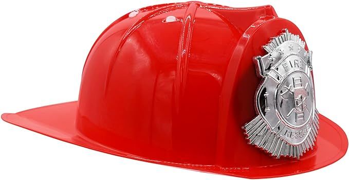 Nicky Bigs Novelties Deluxe Child Firefighter Helmet Costume Accessory Fireman Hat Costume | Amazon (US)