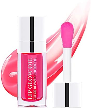 Hydrating Lip Glow Oil, Moisturizing Lip Gloss, Plumping Lip Oil, Non-Sticky Long Lasting Lip Oil... | Amazon (US)