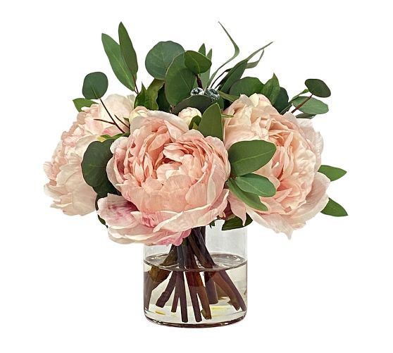 Faux Composed Peony Bouquet | Pottery Barn (US)