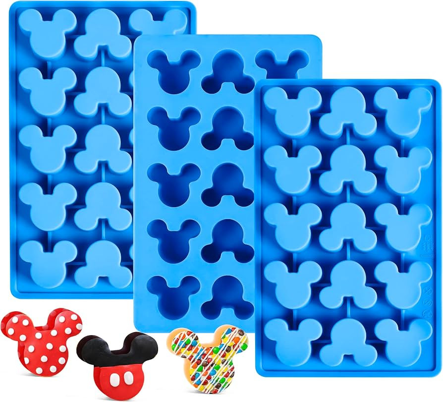 3 Pcs Mouse Gummy Candy Molds Silicone - 15 Cavity Non-Stick Chocolate Molds Food Grade Silicone ... | Amazon (US)
