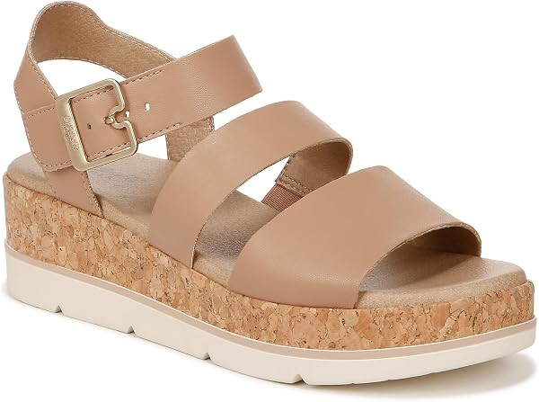 Dr. Scholl's Once Twice Espadrille Platform Wedge Sandal | Amazon (US)