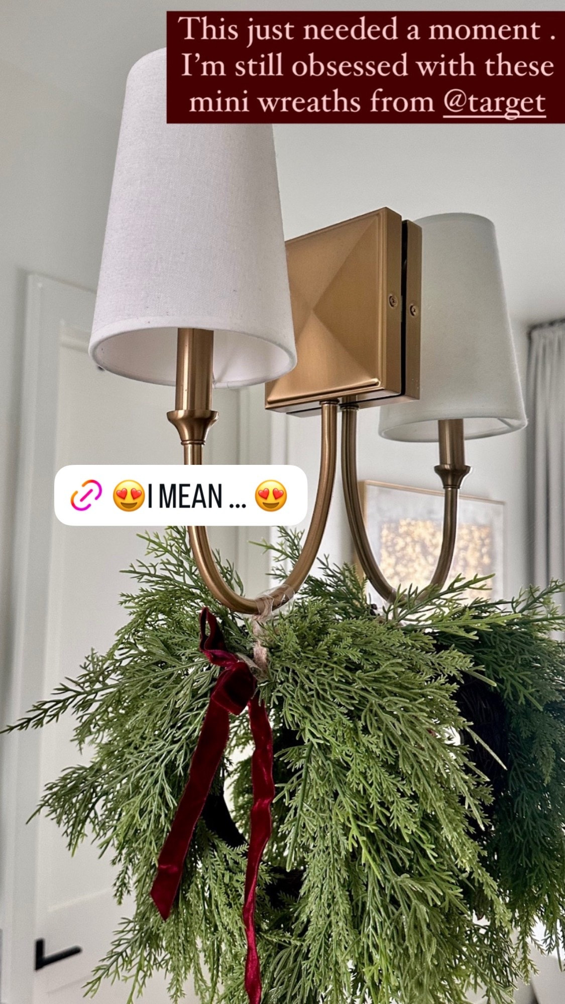 These wreaths are so stunning. I still cannot believe that I purchased them for $10. You can find them on target.com. Sold out in most stores but available online. 

#LTKHome #LTKFindsUnder50 #LTKHoliday

#LTKGiftGuide #LTKStyleTip #LTKSeasonal