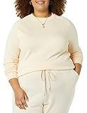 Amazon Aware Women's Pointelle Crewneck Sweater (Available in Plus Size) | Amazon (US)