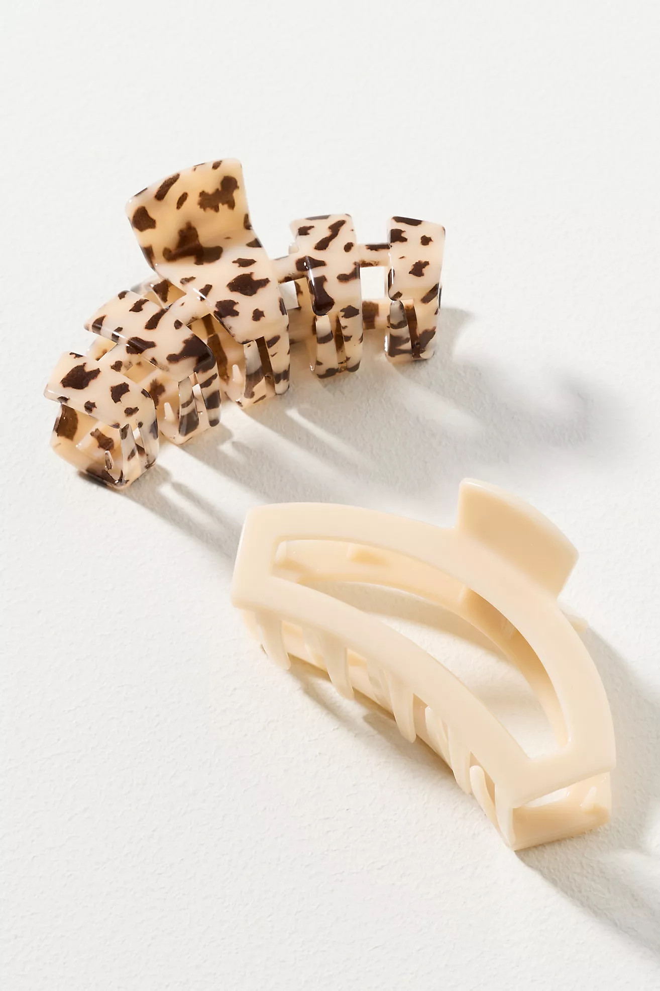 TELETIES Large Hair Claw Clips, Set of 2 | Anthropologie (US)