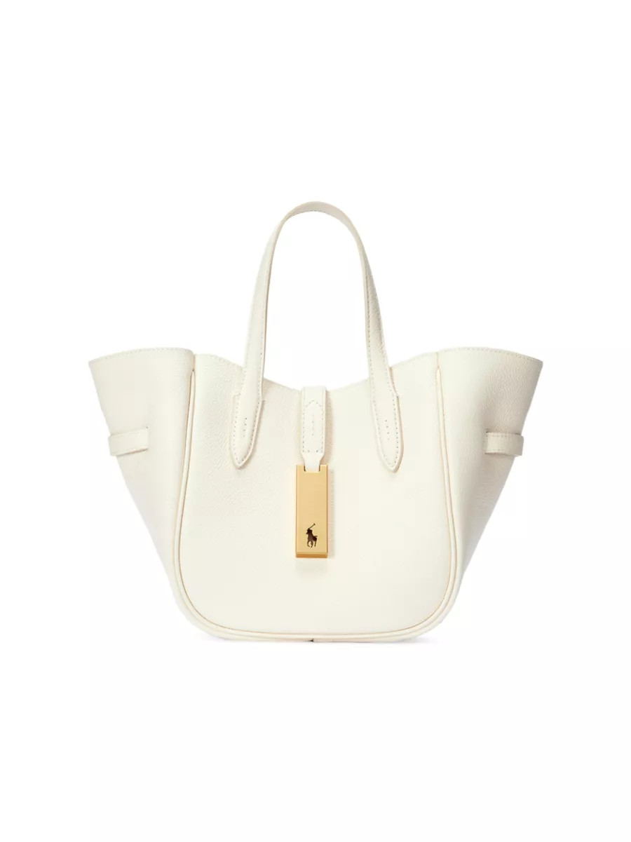 Polo Ralph Lauren Small Polo ID Leather Crossbody Top Handle Bag | Saks Fifth Avenue | Saks Fifth Avenue