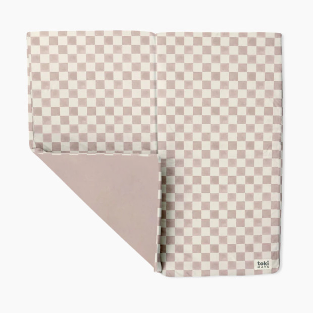 Toki Kids Standard Cotton Play Mat in Checker Gumdrop | 100% Organic | Babylist