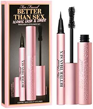 TOO FACED Full Size Better Than Sex Iconic Lashes & Liner Set ( BETTER THAN SEX MASCARA AND LIQUI... | Amazon (US)
