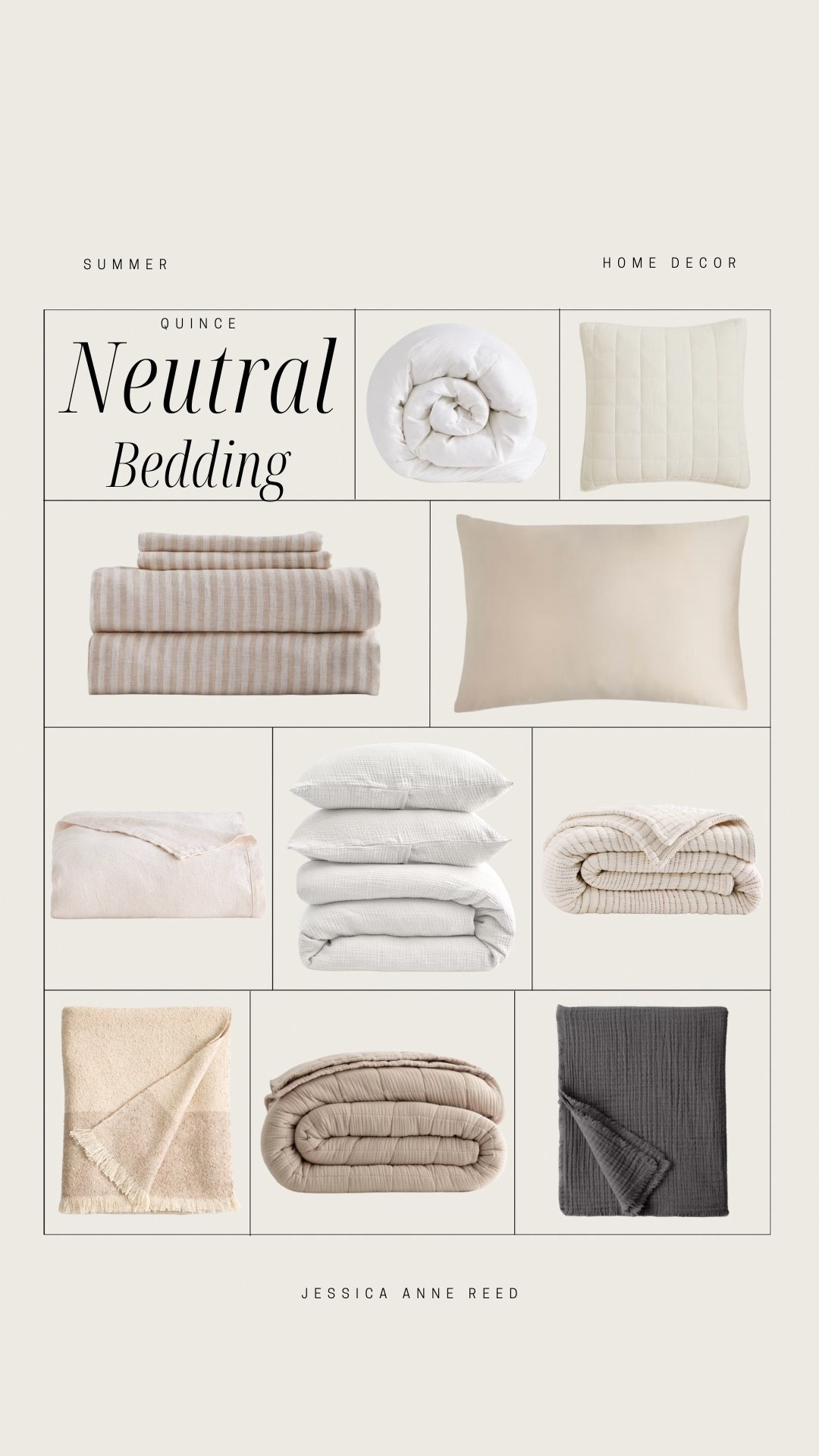 Loving these neutral bedding finds from Quince.

Neutral bedding, neutral decor, beddingg

#LTKFindsUnder100 #LTKHome #LTKStyleTip

#LTKHome