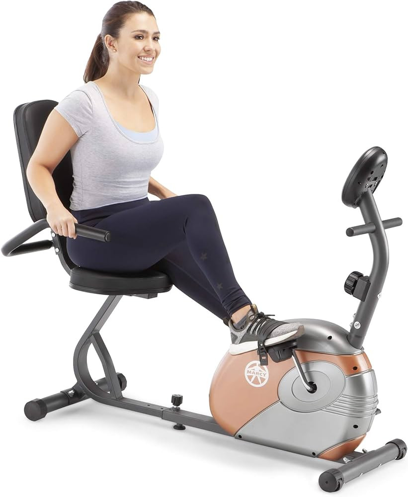 Marcy Home Fitness Personal Exercise Bike with Adjustable Magnetic Resistance for Cardio Workout ... | Amazon (US)