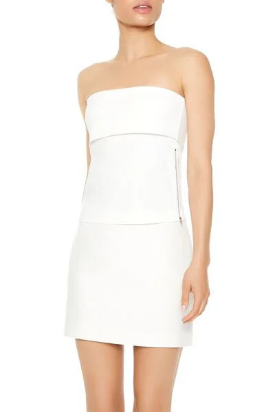 Foldover Ponte Knit Tube Top | Forever 21