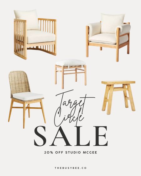 Target Circle deals all week! 20% off Studio McGee furniture pieces. Check out some of our favorite Neutral pieces currently in sale. Don’t forget to save the deal! 

Sale Alert
Target Circle 
Home decor
Studio McGee
Natural decor
Neutral decor
Furniture
Living room 

#LTKFind #LTKhome #LTKsalealert