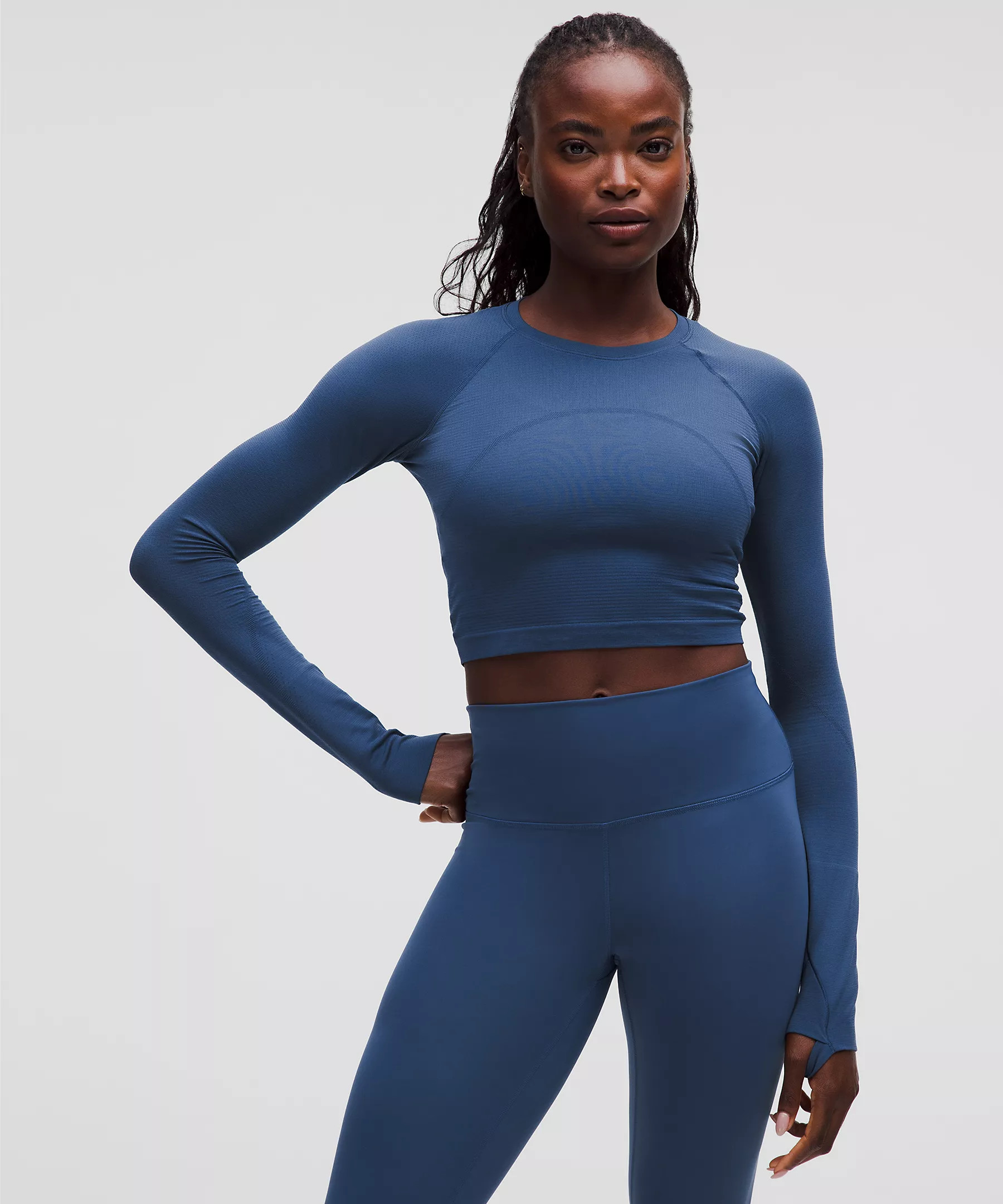 Swiftly Tech Cropped Long-Sleeve Shirt 2.0 | Lululemon (US)