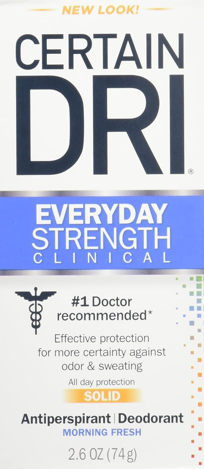 Certain Dri A.m Solid Antiperspirant/Deodorant 2.6 Oz (2 Pack) | Amazon (US)