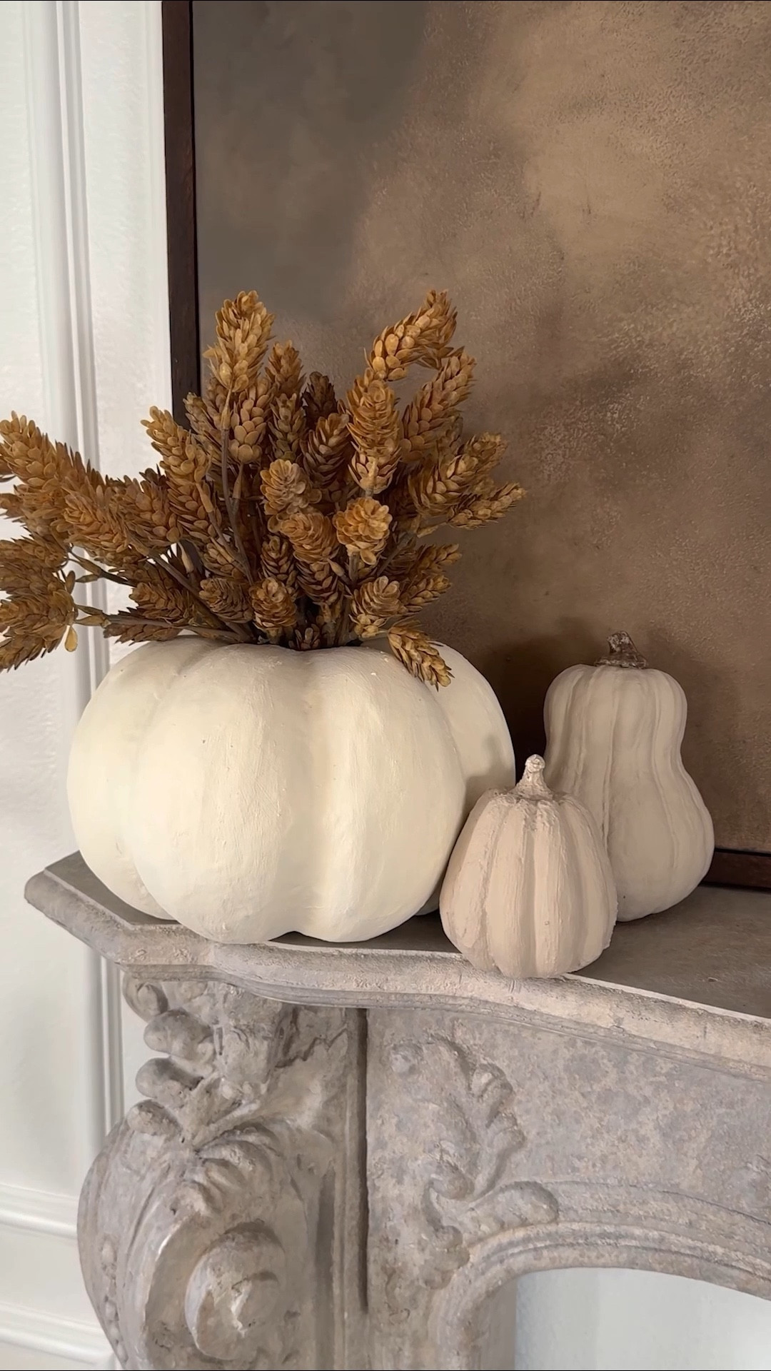 DIY Pumpkin Planter 🎃

The Pottery Barn version I loved was $129 (and it’s already sold out!)… but I made my own for for $15.  Proof you don’t need to spend a fortune to get the look you love 🍂✨

SUPPLIES:
+ Paper mâché pumpkin ($8) from Hobby Lobby 
+ Vintage White matte acrylic paint ($1.79)
+ Titanium White matte acrylic paint ($1.79) 
+ Foam paint brush ($2.40 x 4pk)
+ Baking powder ($2.50)

Would you try this DIY dupe in your home? 🧡

.
.
.
#DIYDecor #HomeDecorDIY #FallDecor #PumpkinPlanter #ThriftedDecor #PotteryBarnDupe #HomeOnABudget #DIYProjects #SeasonalDecor #AffordableLuxury #BudgetFriendlyDecor #NeutralDecor #MinimalistHome #HomeDIY #PinterestHome #FallInspo #DecorInspo #TikTokMadeMeDoIt #FYP #ForYou #DecorIdeas

