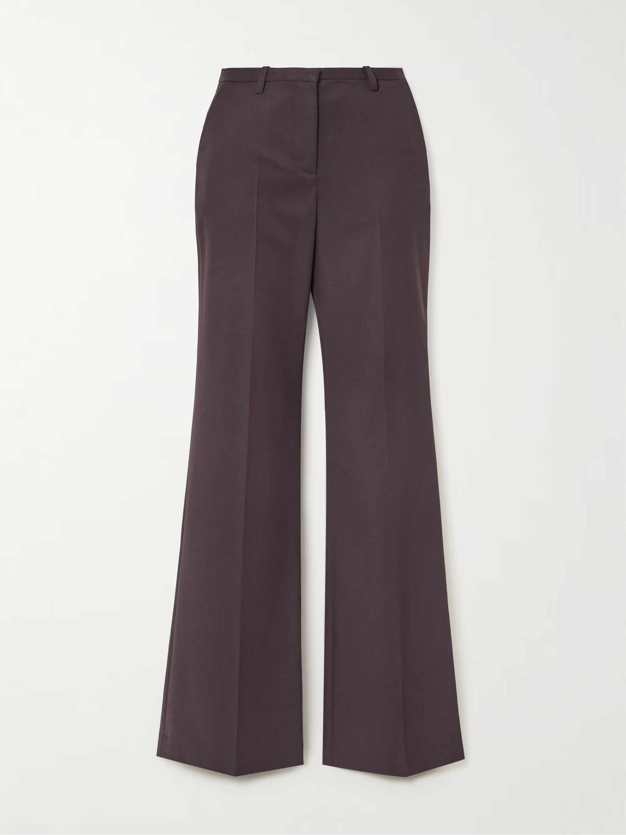 THE FRANKIE SHOP Lyra twill flared pants | NET-A-PORTER | NET-A-PORTER (UK & EU)