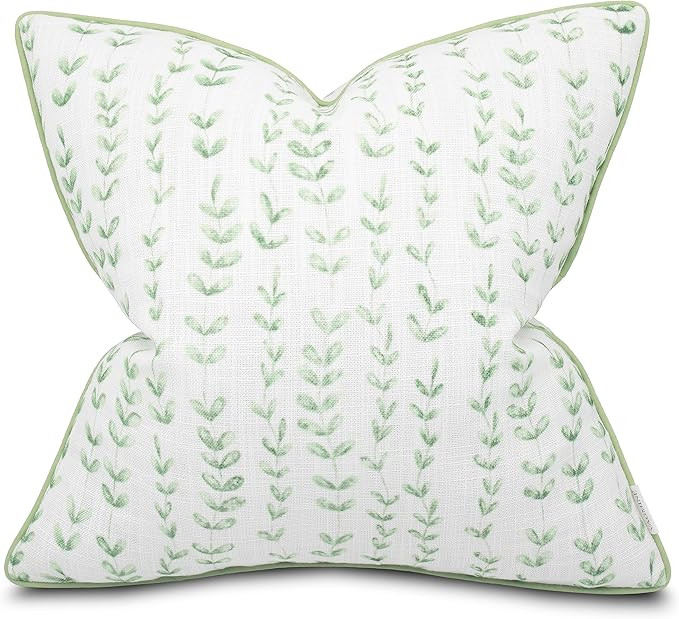 VAGMINE Printed Square Decorative Accent Throw Pillow Cover - for Master Bedroom, New Home, Anniv... | Amazon (US)