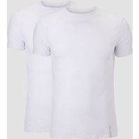 MP Men's Luxe Classic T-Shirt – White/White (2 Pack) - XL | The Hut (UK)