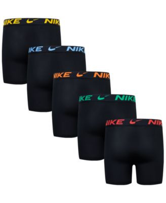 Big Boys Dri-FIT Polyester Color Pop Boxer Briefs Underwear, 5-Pack | Macy's