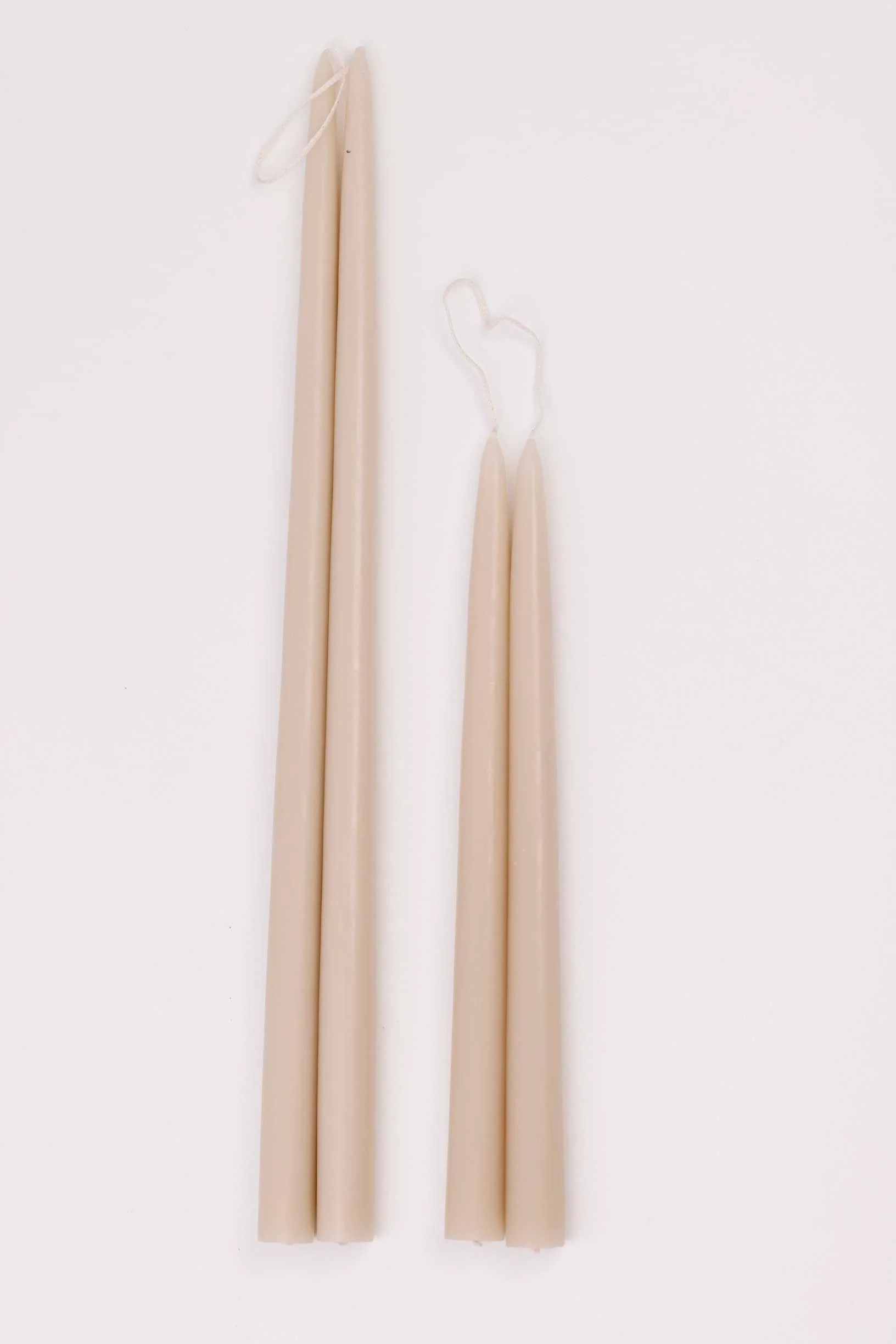 Ivory Taper Candles - 2 Sizes | THELIFESTYLEDCO