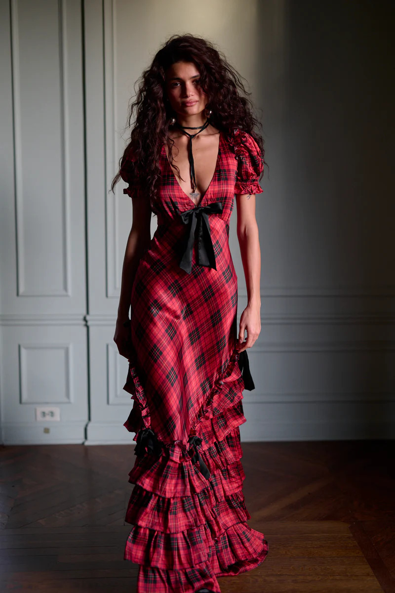 The Royal Tartan Gatsby Slip | Selkie Collection