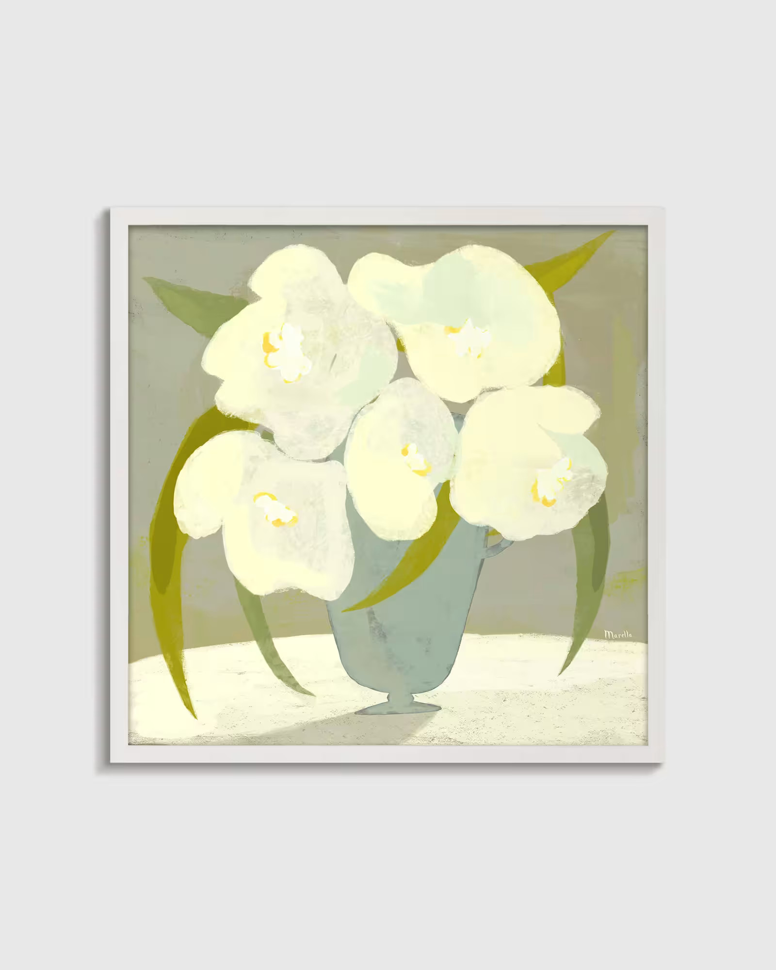 Vase with White Flowers by Marco Marella | Quince