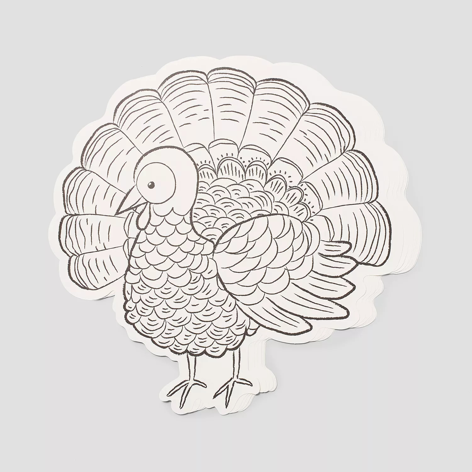 Sur La Table Thanksgiving Color-In Turkey Placemats, Set of 12 | Sur La Table