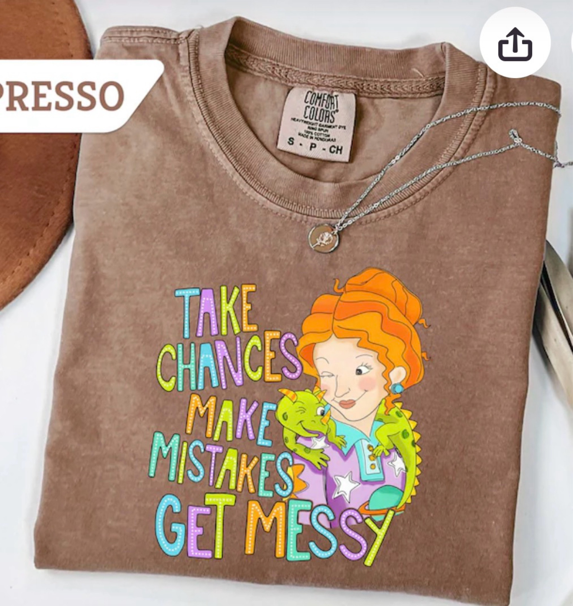 50% off 🎉

Comfort Colors®TTake Chances Make Mistakes Get Messy T-Shirt, Miss Frizzle Teacher Gift, Back to School Funny Tee, Magic Bus Shirt Gift

#LTKSaleAlert