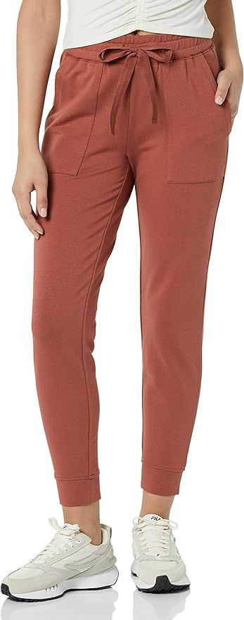 Daily Ritual Women's Relaxed-Fit Terry Cotton and Modal Patch Pocket Jogger Pants | Amazon (US)